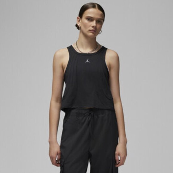 Cropped Jordan Mesh Tank - Picture 1 of 3